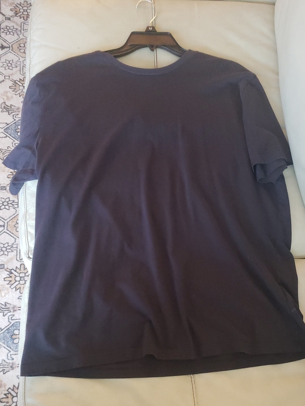 Reiss Men's Short Sleeve Crew Tee Blue Navy Cotton